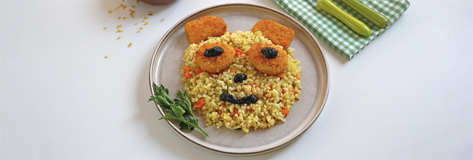 SEBZELİ BULGUR PİLAVI