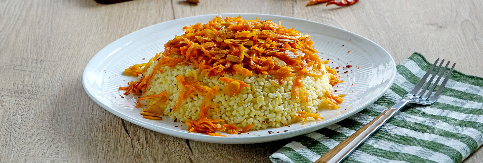 BADEMLİ HAVUÇLU BULGUR