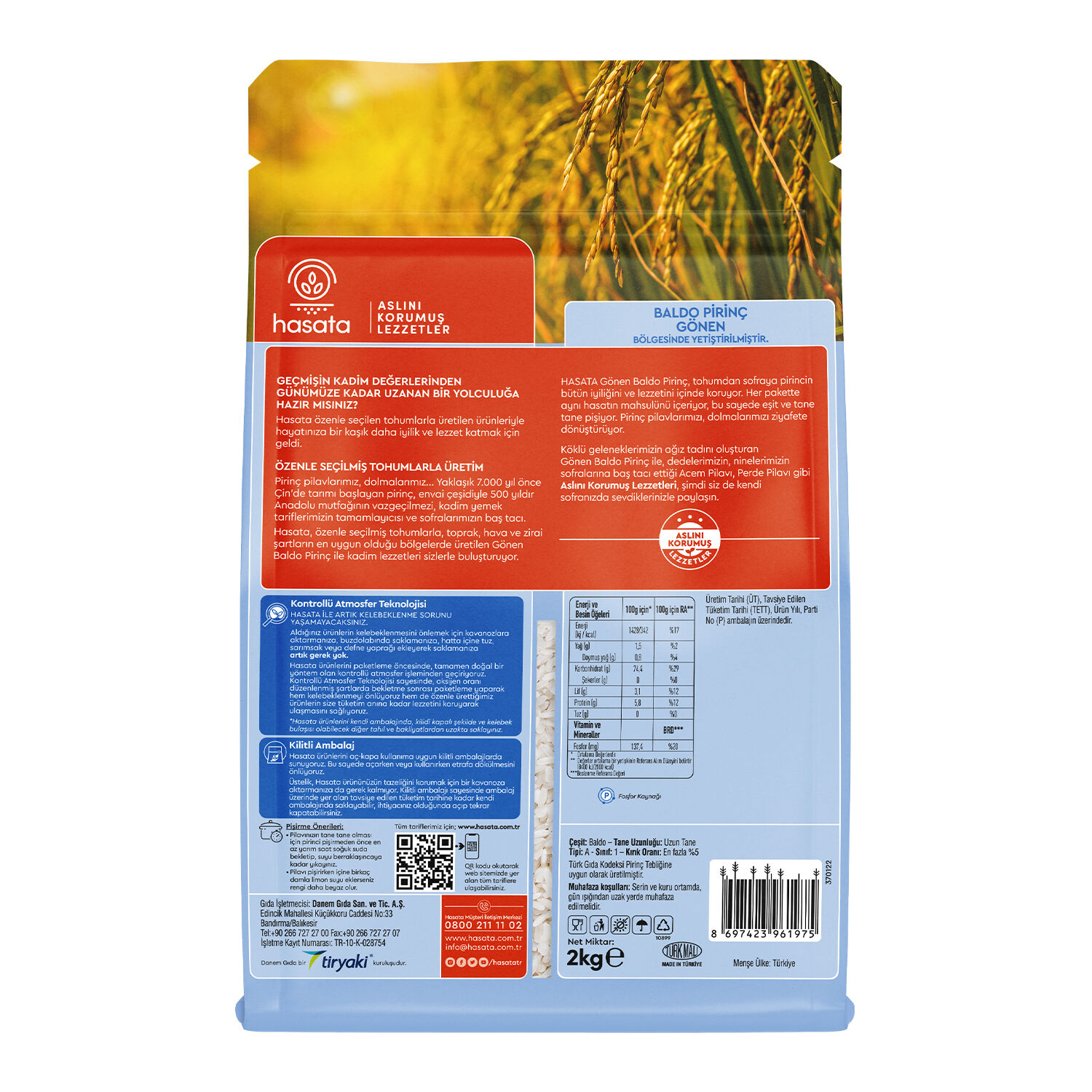 Hasata Gönen Baldo Rice 2 KG - 5