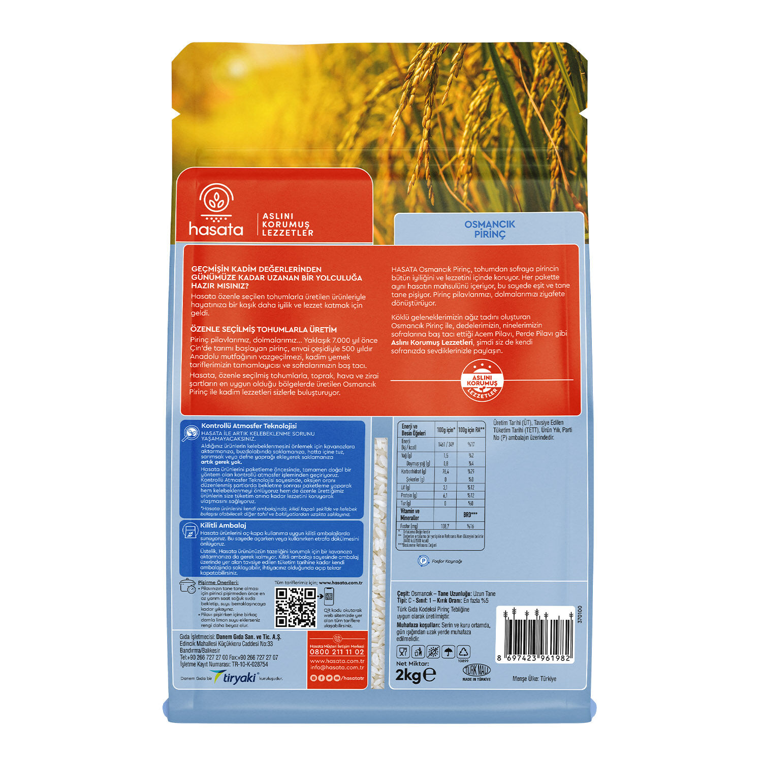 Hasata Osmancık Rice 2 Kg - 5