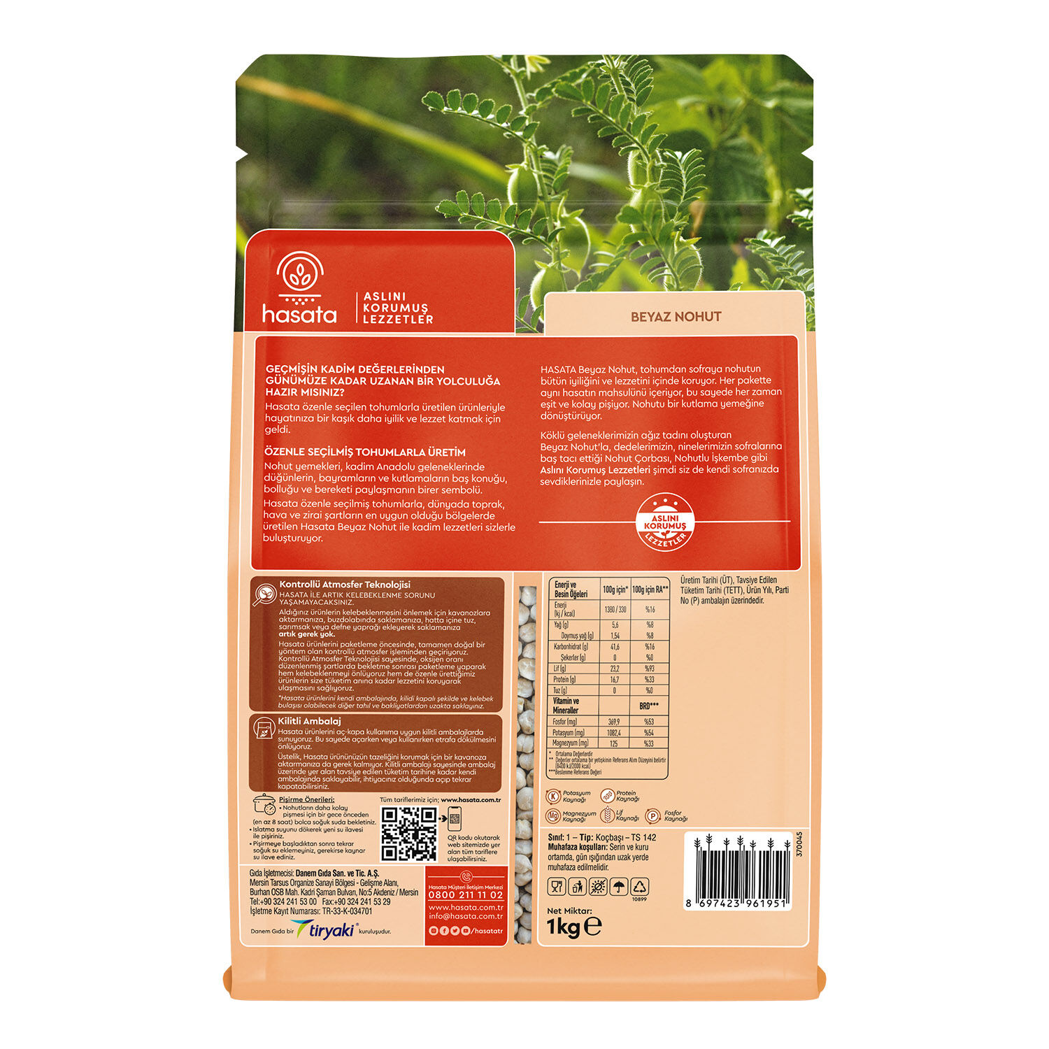 Hasata White Chickpea 1 KG - 4