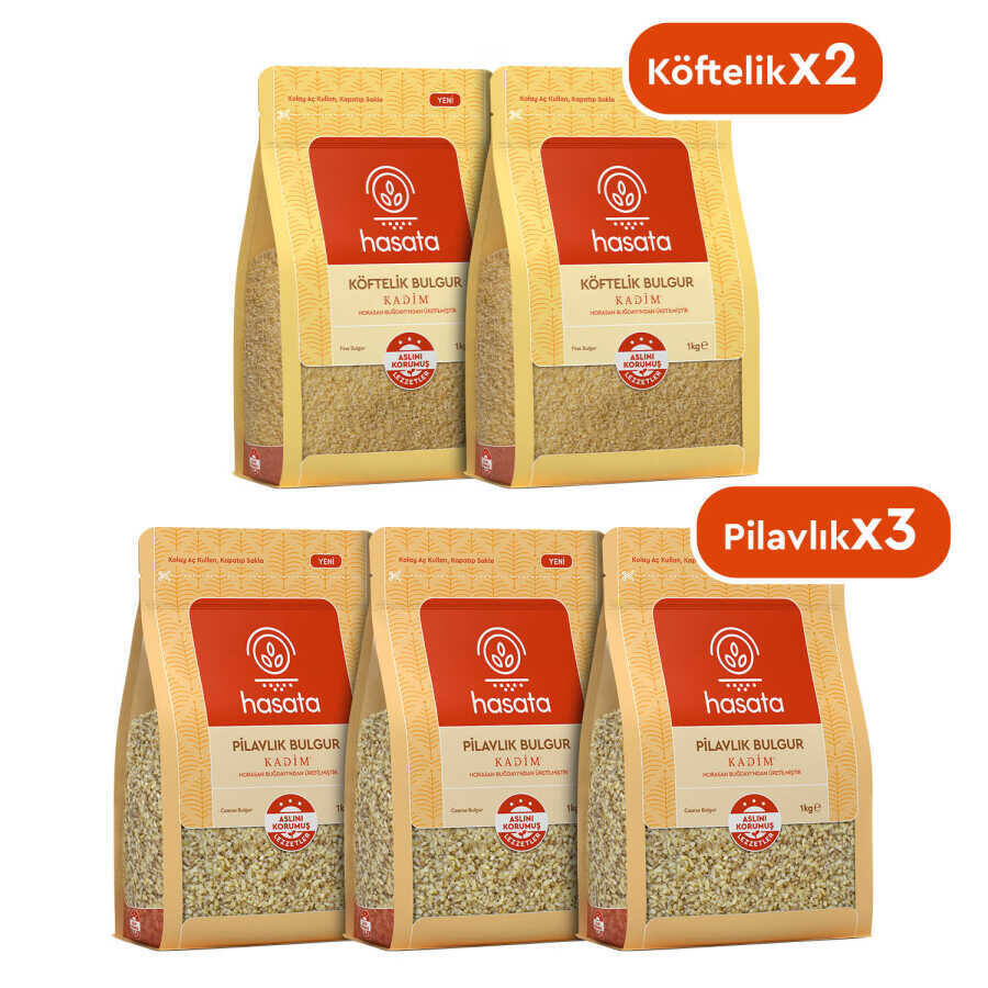 Hasata Horasan Bulguru Fırsat Paketi (5 kg) - 1