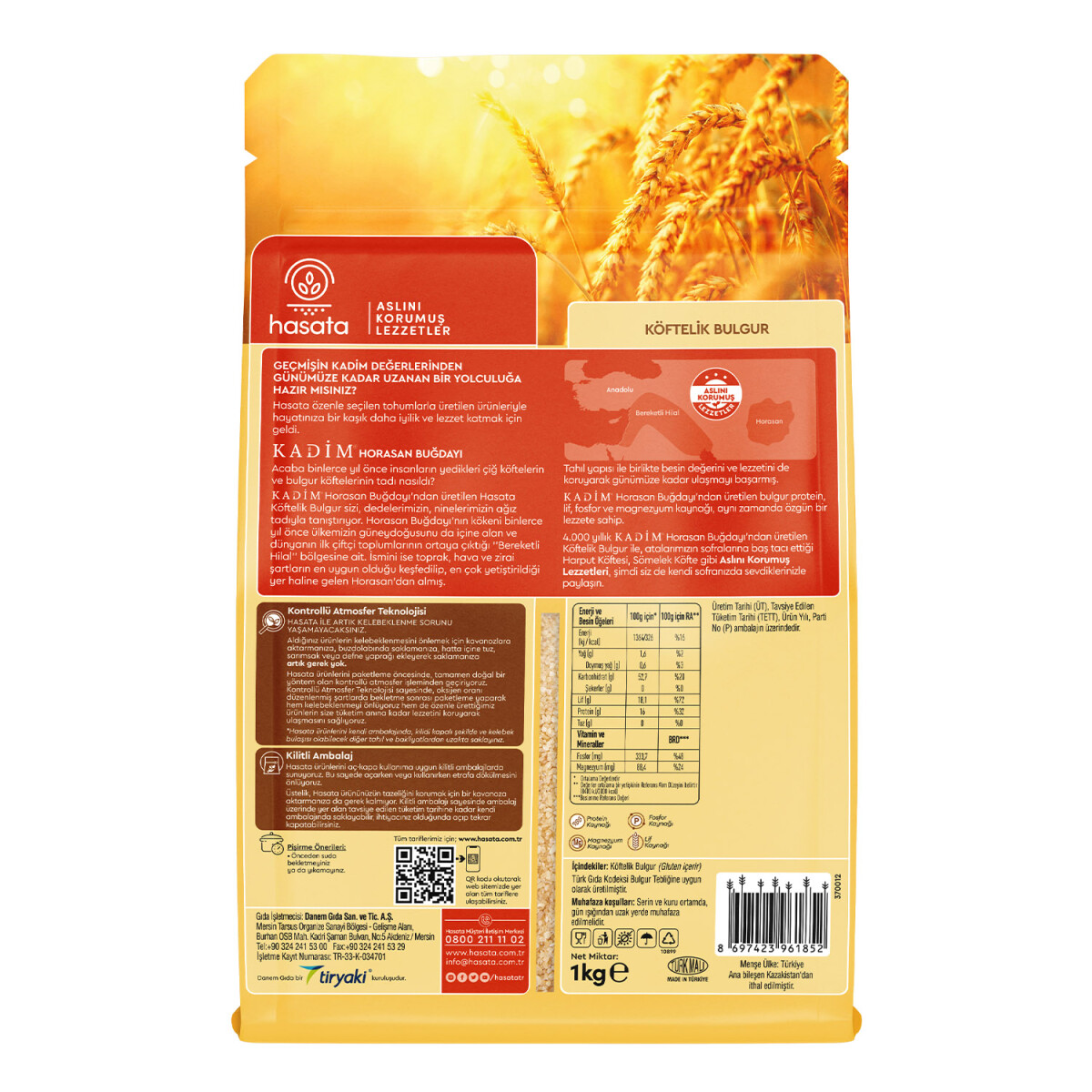 Hasata Köftelik Antep Bulguru 1 Kg - 4