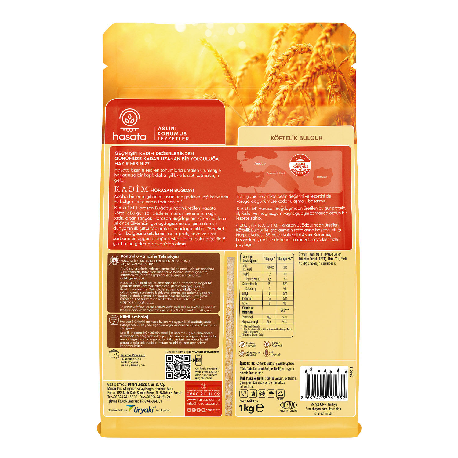 Hasata Köftelik Antep Bulguru 1 Kg - 5